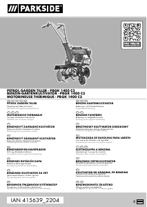 Manual Parkside IAN 415639 Cultivator