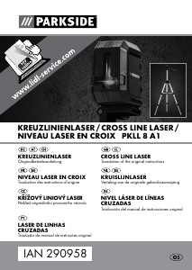 Manual Parkside IAN 290958 Line Laser
