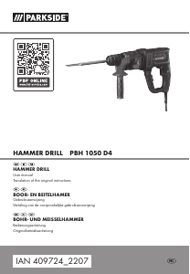 Manual Parkside IAN 409724 Rotary Hammer