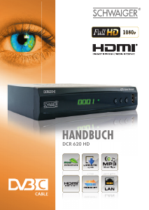 Bedienungsanleitung Schwaiger DCR620HD Digital-receiver