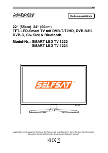 Handleiding Selfsat SMART LED TV 1222 LED televisie