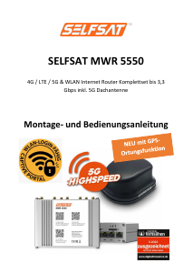 Bedienungsanleitung Selfsat MWR 5550 Router