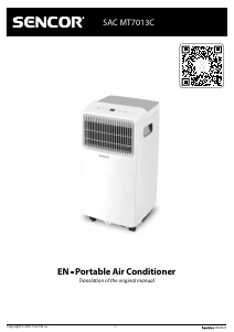 Manual Sencor SAC MT7013C Air Conditioner