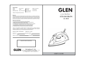 Handleiding Glen GL 8021 Strijkijzer