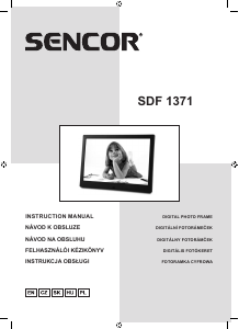 Instrukcja Sencor SDF 1371 Ramka cyfrowa