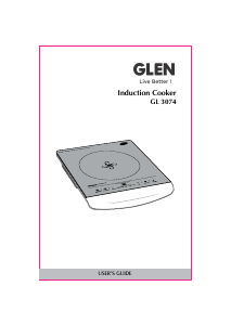 Handleiding Glen GL 3074 Kookplaat