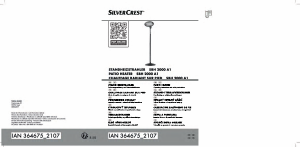 Instrukcja SilverCrest IAN 364675 Grzejnik tarasowy