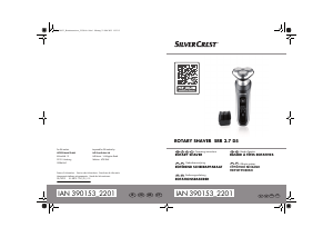 Manual SilverCrest IAN 390153 Shaver