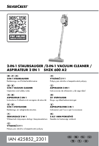 Manual de uso SilverCrest IAN 425852 Aspirador