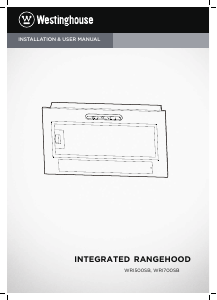 Handleiding Westinghouse WRI500SB Afzuigkap