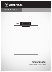 Handleiding Westinghouse WSF6608XA Vaatwasser