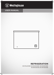 Manual Westinghouse WCM7000WE Freezer