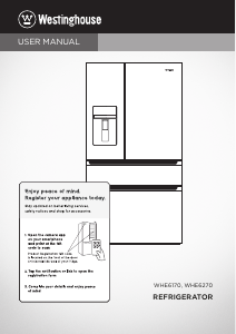 Handleiding Westinghouse WHE6270SB Koel-vries combinatie