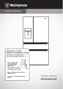 Manual Westinghouse WHE6170SB Fridge-Freezer