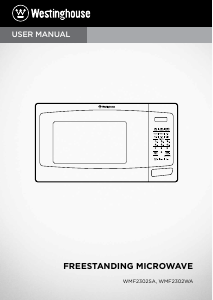 Manual Westinghouse WMF2302SA Microwave