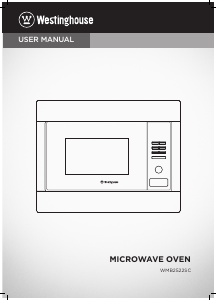 Manual Westinghouse WMB2522SC Microwave