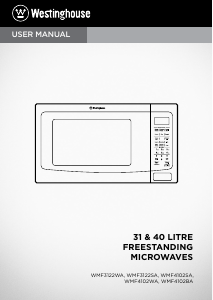 Manual Westinghouse WMF4102WA Microwave