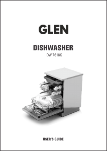 Manual Glen DW 7618K Dishwasher