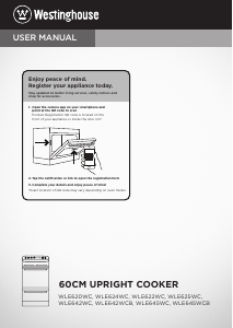 Manual Westinghouse WLE642WCB Range