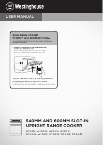 Manual Westinghouse WFE642WCB Range