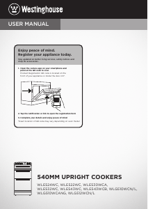 Manual Westinghouse WLE522WC Range