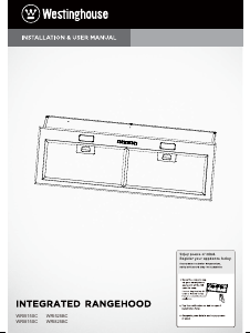 Manual Westinghouse WRI515SC Cooker Hood