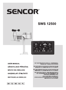 Manual Sencor SWS 12500 Weather Station