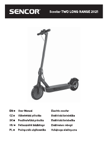 Manual Sencor Scooter TWO LONG RANGE 2021 Electric Step