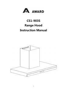 Manual Award CS1-903S Cooker Hood