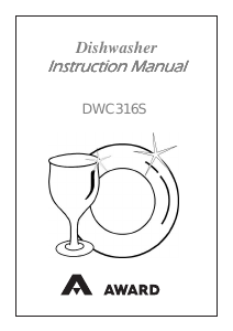 Manual Award DWC316S Dishwasher