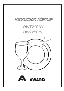 Manual Award DWT21BIW Dishwasher