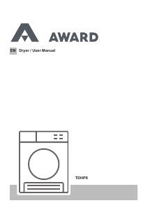 Manual Award TDHP8 Dryer