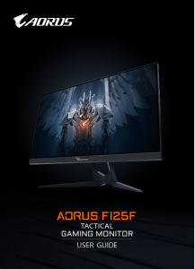 사용 설명서 AORUS FI25F LED 모니터