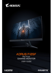 Hướng dẫn sử dụng AORUS FI25F Màn hình LED