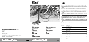 Mode d’emploi Crivit IAN 298839 Pompe vélo