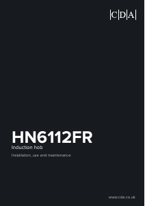 Manual CDA HN6112FR Hob