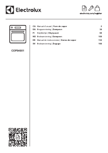 Manual de uso Electrolux COP846X1 Horno