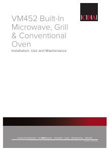 Manual CDA VM452BL Microwave