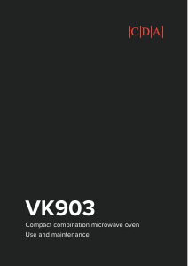 Handleiding CDA VK903SS Oven