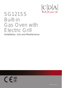 Handleiding CDA SG121SS Oven
