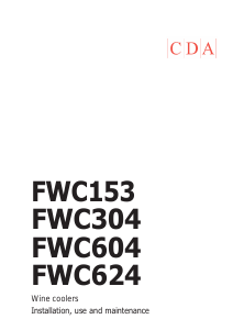 Manual CDA FWC153SS Wine Cabinet