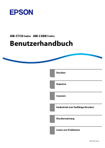 Bedienungsanleitung Epson WorkForce Enterprise AM-C550 Multifunktionsdrucker
