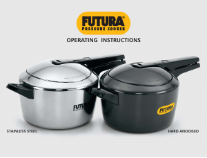 Manual Futura F05 Pressure Cooker