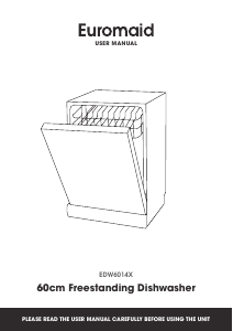 Manual Euromaid EDW6014X Dishwasher