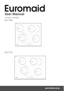 Manual Euromaid ECCT64 Hob