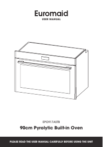 Handleiding Euromaid EPO917ASTB Oven