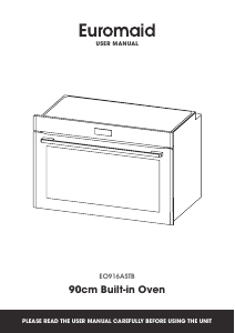 Handleiding Euromaid EO916ASTB Oven