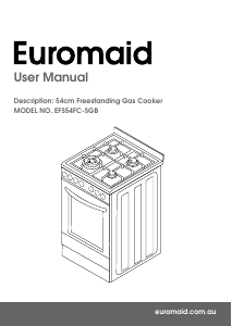 Handleiding Euromaid EFS54FC-SGB Fornuis