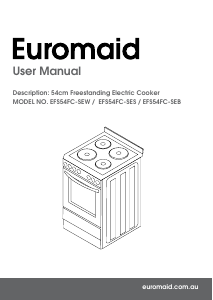 Handleiding Euromaid EFS54FC-SEW Fornuis