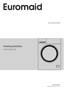 Manual Euromaid EFL900WPRO Washing Machine